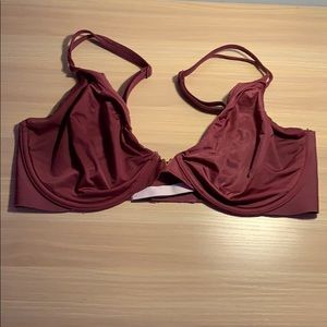 ❤️Victoria’s secret maroon plunge bra❤️